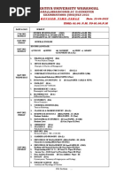 Revised UG BA, BAL, BBA, BCA, B.Com, B.SC, B.Voc II, IV & VI Semester Examinations Final Time Table List - 2022