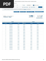 FEVE Horarios y Precios