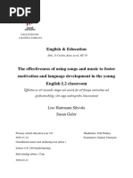 The Effectiveness of Using Songs and Music To Foster Motivation and Language Development in The Young English L2 Classroom