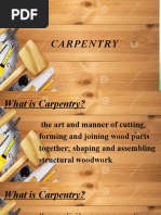 CARPENTRY TOOLs AND Materials (Autosaved)