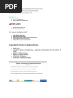 Option Chain Jyoti Budhiya Notes