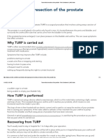 Transurethral Resection of The Prostate - Tests & Treatments - NHS Inform