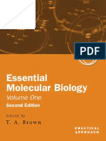 Essential Molecular Biology - A Practical Approach Volume I (Practical Approach Series) (2nd Edition) PDF