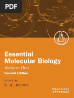 Essential Molecular Biology - A Practical Approach Volume I (Practical Approach Series) (2nd Edition) PDF