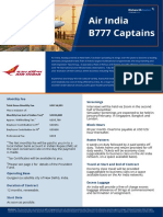 Air India B777 Captain Brief - Dec 2022