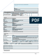 Formato #01: Registro de Proyectos de Inversión: REGISTROS EN LA FASE DE EJECUCIÓN Historial de Modificaciones