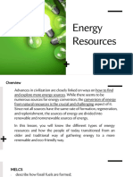 Energy Resources