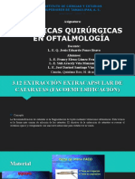 Tecnicas Quirurgicas en Oftalmologia