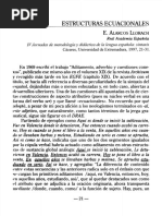 ALARCOS LLORACH, Emilio - Estructuras Ecuacionales