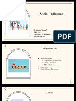 Lesson 6 Psych - Social Influence