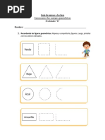 Guía Pre Kinder B Cuerpos Geométricos 1