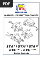 Sta / STA / Sta STA / Sta: Manual de Instrucciones