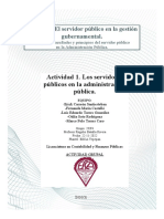 Actividad 1. Los Servidores Públicos en La Administración Pública