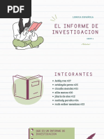 El Informe de Investigacion