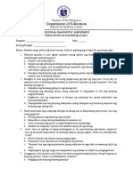 Diagnostic Assessment EsP Grade 2