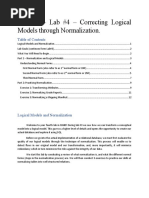 Week 5 - Lab 4 - Logical Models & Normalization - Updated