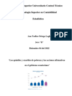 Estadística Quintiles y Cuartiles