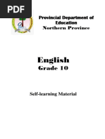 SLM Grade 10 English Final