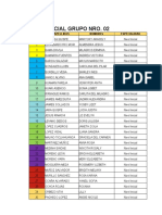 Lista Inicial Grupo 02 Profesor Abelardo Perez