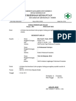 Surat Tugas Advokasi Lintas Program