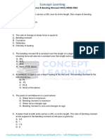 Shear Force & Bending Moment