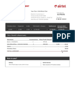 Airtel Black Oct Bill
