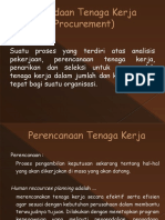 Pengadaan Dan Perencanaan TK (Karyawan) - Analisis Pekerjaan