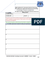 AURETR007 KnowledgeAssessment