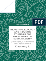 Xiaohong Li: Industrial Ecology and Industry Symbiosis For Environmental Sustainability