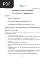 Conception Des Systèmes D'information: Exercice 1