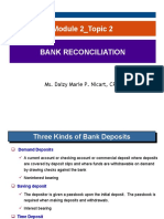 Module 2 - Bank Reconciliation - With Sample Exercises