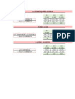 Formulas de Ratios y Analisis Financieros