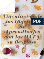 Vinculación de Los Objetivos de Aprendizaje y Objetivos Transversales (3018)