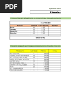 Ejercicio 4 Excel Funciones