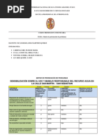 Matriz de Priorización de Problemas - EL AGUA