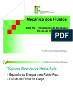 Instalações de Recalque - Mecanica Dos Fluidos