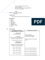 Real Lesson Plan To Be Printed