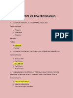 Bacterio - Examen Word