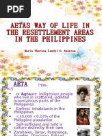 Aetas Way of Life in The Resettlement Areas