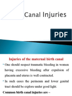 Birth Canal Injuries Final Lecture