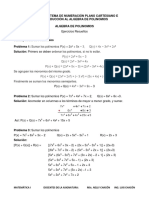 Ejecicios Resueltos Corte I - Algebra de Polinomios