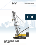 SCC 1800 SANY Crawler Crane