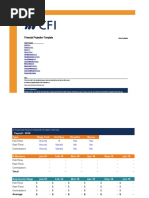 Financial Projection Template