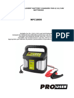 Prouser Automatic Charger Pro User Ladegerat 6-12-24v NFC 1800 16611 User Manual