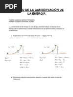 Trabajo de La Conservación de La Energía