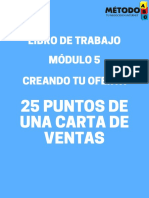 25 Puntos de Una Carta de Ventas