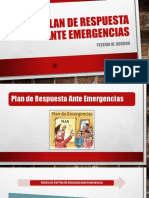 Plan de Respuesta Ante Emergencias