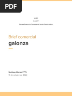 Brief Comercial - Galonza