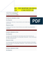 Simulado Neuropsicologia e Funções Cognitivas