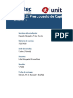 Tarea 3.2 Presupuesto de Capital